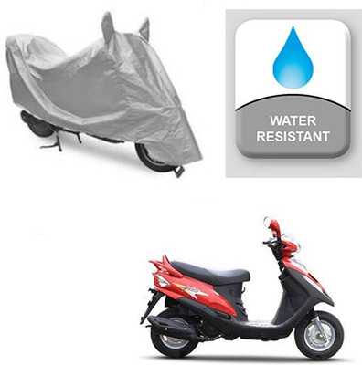 Atulit enterprises Two Wheeler Cover for Mahindra(Flyte, Silver)