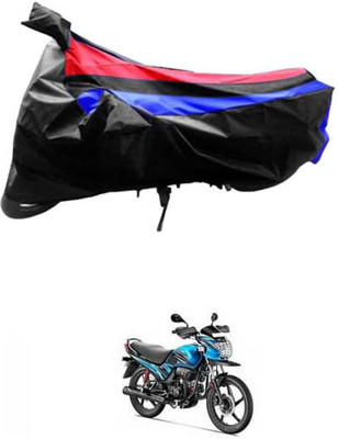 JVG Waterproof Two Wheeler Cover for Hero(Passion Pro TR, Black, Red, Blue)