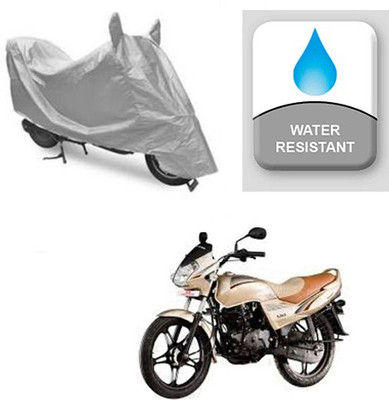 saanvi Two Wheeler Cover for LML(Freedom, Silver)