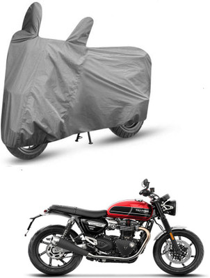 HYBRIDS COLLECTION Two Wheeler Cover for Triumph(Twin, Grey)