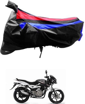 JVG Waterproof Two Wheeler Cover for Bajaj(Pulsar 150 DTS-i, Black, Red, Blue)