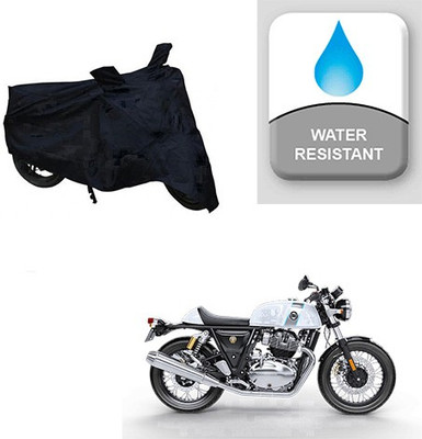 Feel heaven Two Wheeler Cover for Royal Enfield(Continental GT, Black)