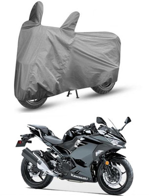 AutoGalaxy Two Wheeler Cover for Kawasaki(Ninja 250, Grey)