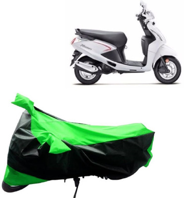 MMSSTAR Waterproof Two Wheeler Cover for Hero(Pleasure, Green, Black)