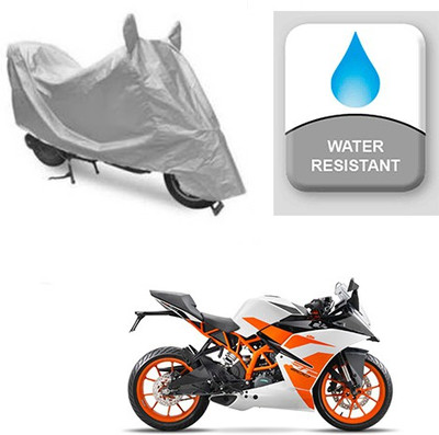 Atulit enterprises Two Wheeler Cover for KTM(Duke 200, Silver)