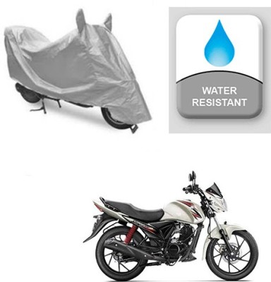 saanvi Two Wheeler Cover for Suzuki(Sling Shot Plus, Silver)