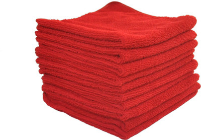 INGENS Microfiber Vehicle Washing  Cloth(Pack Of 10, 250 GSM)