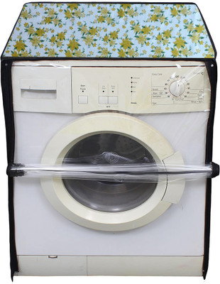 Auf Front Loading Washing Machine  Cover(Width: 68 cm, White,Gold)