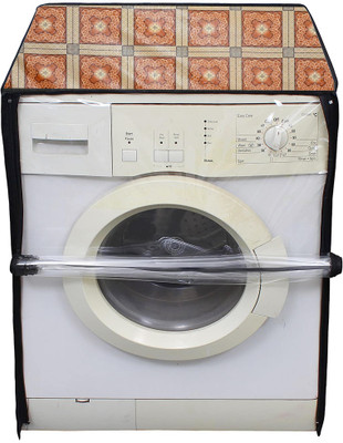 Auf Front Loading Washing Machine  Cover(Width: 60.96 cm, Red,White)