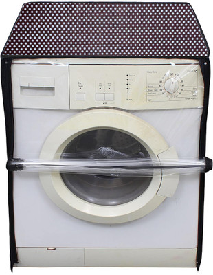 AAVYA UNIQUE FASHION Front Loading Washing Machine  Cover(Width: 68 cm, Brown,White,6kg)