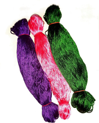 KHUSHA CREATIONS multicolor Thread(150 m Pack of3)