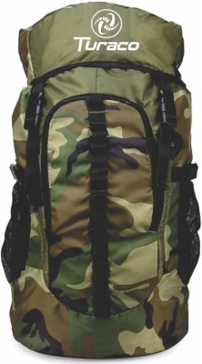 TURACO 45 L TRC 1019 RUCKSACK Outdoor Sport Camp Hiking Trekking Bag ( Military Green) Waterproof Backpack(Green, 45 L)