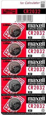 Geek Lab Hitachi Maxell CR2032  Battery(Pack of 5)
