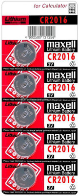 Right Gear Hitachi Maxell CR2016  Battery(Pack of 5)