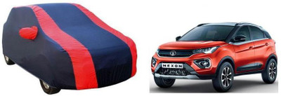 JEET ENTERPRISES Car Cover For Tata Nexon (With Mirror Pockets)(Black, Red, For 2016, 2021 Models)