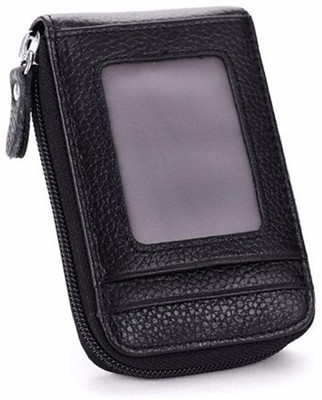 OFIXO 10 Card Holder(Set of 1, Black)