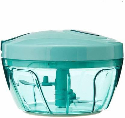 Pyzel New Handy Mini Plastic Chopper with 3 Blades, (450 ml) Vegetable & Fruit Chopper (1 SMART MINI FOOD PROCESSOR CHOPPER 450 ML) Vegetable & Fruit Chopper(1)