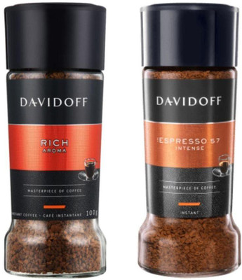 Davidoff Rich Aroma + Espresso 57 Intense| Instant Coffee |100g Instant Coffee(100 g)