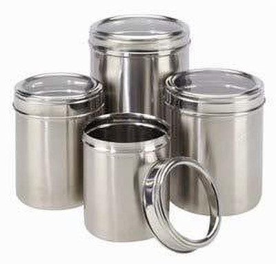 Renberg Steel Utility Container  - 2800 ml(Pack of 4, Silver)