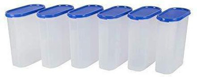 Cutting EDGE Plastic Utility Container  - 2400 ml(Pack of 6, Blue)