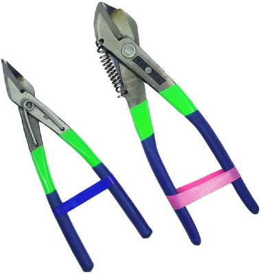Paradise Tools India PEro-001 Heavy Wire Cutter/Metal Cutter/Sheet Cutter 8-inch with Wire Cutter 7-inch (2-Pcs. Combo) Wire Cutter