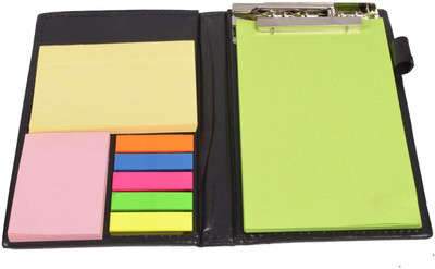 COI Memo Note Book with Sticky Notes & Clip Holder in Diary Style (Neon) NA Pocket Calendar(NEON, NA)