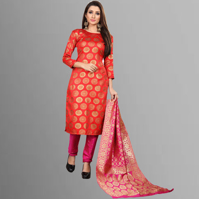 Kashvi Jacquard Self Design Kurta & Churidar Material