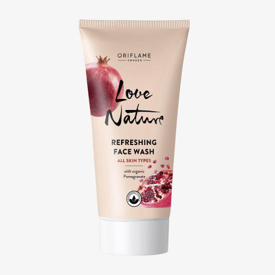 Oriflame LOVE NATURE REFRESHING FACE WAS ORGPOMEGRANATE H WITH Face Wash(50 g)