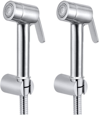 DRIZZLE Micro Health Faucet With 1 Meter Flexible Tube And Wall Hook - Set of 2 Faucet Set