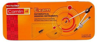 Kokuyo Camlin Exam Geometry Box Geometry Box(Orange)