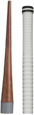 Y2M Pack of 1 Cricket Bat White grip (XR) + 1 wooden cone (gripper) Ultra Tacky(Pack of 2)