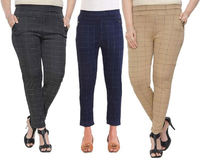 Aaviha Multicolor Jegging(Checkered)