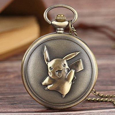 Arkanum Pikachu Pocket Watch Keychain Key Chain