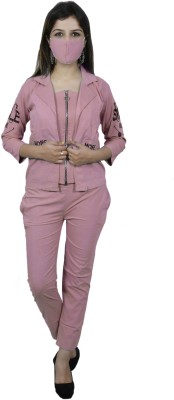 MTKUKI Girls Party(Festive) Jacket Pant, Top(Pink)