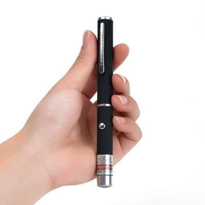 XTRDT Green Laser Light Pen, Presentation Disco Pointer Pen Beam with Adjustable Antenna Cap to Change(631 nm, black)