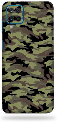 Satisfactory samsung galaxy f62 Mobile Skin(Military Green Camouflage With Matte Finish)
