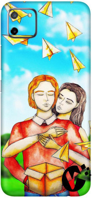 wrap craft REALME C12 Mobile Skin(Multicolor)