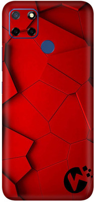 wrap craft REALME C12 Mobile Skin(Red)