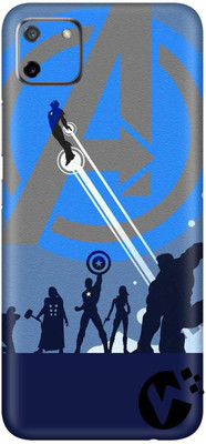 wrap craft REALME C12 Mobile Skin(Multicolor)