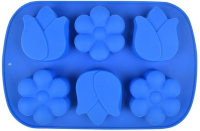 Aramax Silicone Cupcake/Muffin Mould 6(Pack of 1)