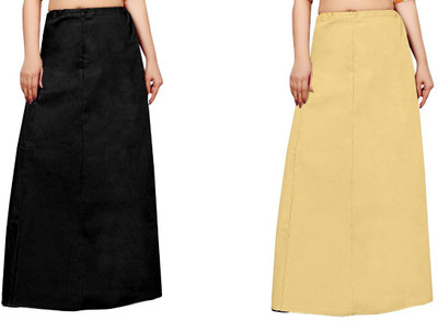 FABMORA COMBO-PTC-3 - Black - Chicko Pure Cotton Petticoat(Free)