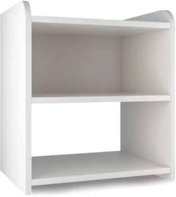 Shopdecor wooden SIDE TABLE MDF (Medium Density Fiber) Wall Shelf(Number of Shelves - 3, White)