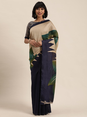 Suali Embellished Bollywood Art Silk Saree(Multicolor)