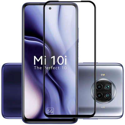 FIT&HIT Edge To Edge Tempered Glass for MI 10i With 9H hardness, Edge To Edge Full Screen Coverage| Oleophobic Coating | Ultra HD+ | Case Friendly| With Easy Installation Kit.(Pack of 1)
