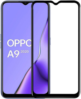 FIT&HIT Edge To Edge Tempered Glass for OPPO A9 (2020) With 9H hardness, Edge To Edge Full Screen Coverage| Oleophobic Coating | Ultra HD+ | Case Friendly| With Easy Installation Kit.(Pack of 1)