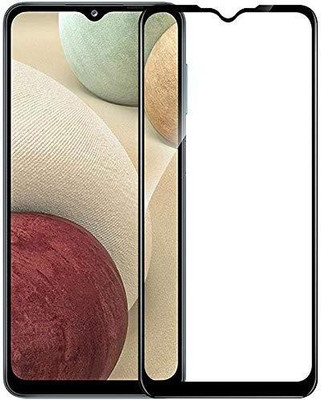 FlipSmartGuard Edge To Edge Tempered Glass for Samsung Galaxy A12 With 9H hardness, Edge To Edge Full Screen Coverage| Oleophobic Coating | Ultra HD+ | Case Friendly| With Easy Installation Kit.(Pack of 1)