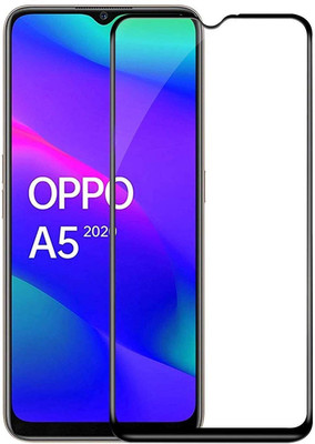 FIT&HIT Edge To Edge Tempered Glass for OPPO A5 (2020) : OPPO A9 (2020) : With 9H hardness, Edge To Edge Full Screen Coverage| Oleophobic Coating | Ultra HD+ | Case Friendly| With Easy Installation Kit.(Pack of 1)