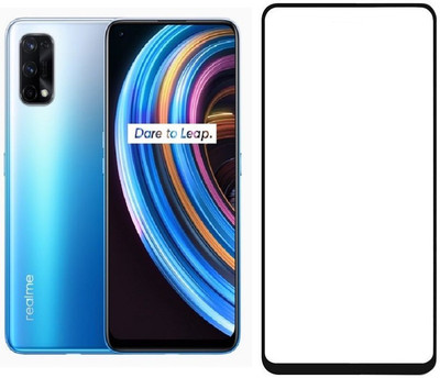 HQ Protection Edge To Edge Tempered Glass for Realme X7 Pro | 11D Anti Scratch 9H Hardness Cover Friendly Anti Shatter Proof Full Edge Full Glue(Pack of 1)