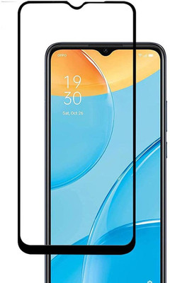 GDBUY Edge To Edge Tempered Glass for Oppo A15(Pack of 1)