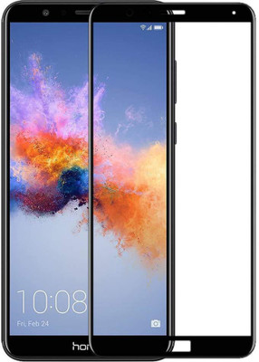 FlipSmartGuard Edge To Edge Tempered Glass for HONOR 7X With 9H hardness, Edge To Edge Full Screen Coverage| Oleophobic Coating | Ultra HD+ | Case Friendly| With Easy Installation Kit.(Pack of 1)